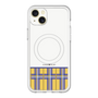 スリムプロテクションプレミアムケース with MagSafe［ CASEPLAY Tartan Check - Yellow ］
