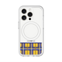 スリムプロテクションプレミアムケース with MagSafe［ CASEPLAY Tartan Check - Yellow ］