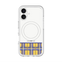 スリムプロテクションプレミアムケース with MagSafe［ CASEPLAY Tartan Check - Yellow ］