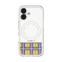 スリムプロテクションプレミアムケース with MagSafe［ CASEPLAY Tartan Check - Yellow ］