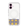 スリムプロテクションプレミアムケース with MagSafe［ CASEPLAY Tartan Check - Yellow ］