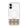 スリムプロテクションプレミアムケース with MagSafe［ CASEPLAY Tartan Check - Yellow ］