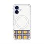 スリムプロテクションプレミアムケース with MagSafe［ CASEPLAY Tartan Check - Yellow ］