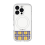 スリムプロテクションプレミアムケース with MagSafe［ CASEPLAY Tartan Check - Yellow ］