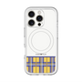 スリムプロテクションプレミアムケース with MagSafe［ CASEPLAY Tartan Check - Yellow ］