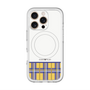 スリムプロテクションプレミアムケース with MagSafe［ CASEPLAY Tartan Check - Yellow ］