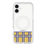 スリムプロテクションプレミアムケース with MagSafe［ CASEPLAY Tartan Check - Yellow ］