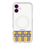 スリムプロテクションプレミアムケース with MagSafe［ CASEPLAY Tartan Check - Yellow ］