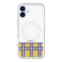スリムプロテクションプレミアムケース with MagSafe［ CASEPLAY Tartan Check - Yellow ］