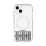 スリムプロテクションプレミアムケース with MagSafe［ CASEPLAY Tartan Check - Gray ］