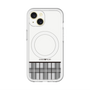 スリムプロテクションプレミアムケース with MagSafe［ CASEPLAY Tartan Check - Gray ］