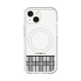 スリムプロテクションプレミアムケース with MagSafe［ CASEPLAY Tartan Check - Gray ］