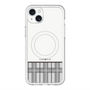スリムプロテクションプレミアムケース with MagSafe［ CASEPLAY Tartan Check - Gray ］