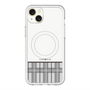 スリムプロテクションプレミアムケース with MagSafe［ CASEPLAY Tartan Check - Gray ］