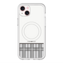 スリムプロテクションプレミアムケース with MagSafe［ CASEPLAY Tartan Check - Gray ］