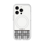 スリムプロテクションプレミアムケース with MagSafe［ CASEPLAY Tartan Check - Gray ］