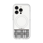 スリムプロテクションプレミアムケース with MagSafe［ CASEPLAY Tartan Check - Gray ］