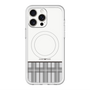 スリムプロテクションプレミアムケース with MagSafe［ CASEPLAY Tartan Check - Gray ］
