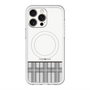 スリムプロテクションプレミアムケース with MagSafe［ CASEPLAY Tartan Check - Gray ］
