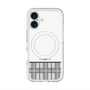 スリムプロテクションプレミアムケース with MagSafe［ CASEPLAY Tartan Check - Gray ］