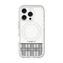 スリムプロテクションプレミアムケース with MagSafe［ CASEPLAY Tartan Check - Gray ］