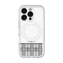 スリムプロテクションプレミアムケース with MagSafe［ CASEPLAY Tartan Check - Gray ］