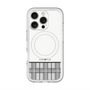 スリムプロテクションプレミアムケース with MagSafe［ CASEPLAY Tartan Check - Gray ］