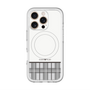 スリムプロテクションプレミアムケース with MagSafe［ CASEPLAY Tartan Check - Gray ］