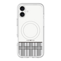 スリムプロテクションプレミアムケース with MagSafe［ CASEPLAY Tartan Check - Gray ］