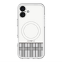 スリムプロテクションプレミアムケース with MagSafe［ CASEPLAY Tartan Check - Gray ］