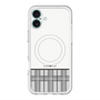 スリムプロテクションプレミアムケース with MagSafe［ CASEPLAY Tartan Check - Gray ］