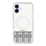 スリムプロテクションプレミアムケース with MagSafe［ CASEPLAY Tartan Check - Gray ］