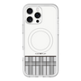 スリムプロテクションプレミアムケース with MagSafe［ CASEPLAY Tartan Check - Gray ］