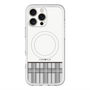 スリムプロテクションプレミアムケース with MagSafe［ CASEPLAY Tartan Check - Gray ］
