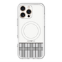 スリムプロテクションプレミアムケース with MagSafe［ CASEPLAY Tartan Check - Gray ］
