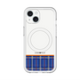 スリムプロテクションプレミアムケース with MagSafe［ CASEPLAY Tartan Check - Blue ］