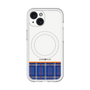 スリムプロテクションプレミアムケース with MagSafe［ CASEPLAY Tartan Check - Blue ］