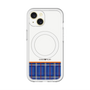 スリムプロテクションプレミアムケース with MagSafe［ CASEPLAY Tartan Check - Blue ］