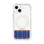 スリムプロテクションプレミアムケース with MagSafe［ CASEPLAY Tartan Check - Blue ］