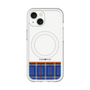 スリムプロテクションプレミアムケース with MagSafe［ CASEPLAY Tartan Check - Blue ］