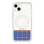 スリムプロテクションプレミアムケース with MagSafe［ CASEPLAY Tartan Check - Blue ］