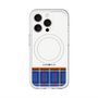 スリムプロテクションプレミアムケース with MagSafe［ CASEPLAY Tartan Check - Blue ］