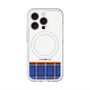 スリムプロテクションプレミアムケース with MagSafe［ CASEPLAY Tartan Check - Blue ］