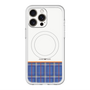 スリムプロテクションプレミアムケース with MagSafe［ CASEPLAY Tartan Check - Blue ］