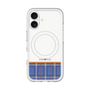 スリムプロテクションプレミアムケース with MagSafe［ CASEPLAY Tartan Check - Blue ］