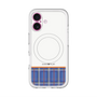 スリムプロテクションプレミアムケース with MagSafe［ CASEPLAY Tartan Check - Blue ］