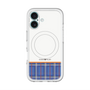 スリムプロテクションプレミアムケース with MagSafe［ CASEPLAY Tartan Check - Blue ］