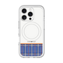 スリムプロテクションプレミアムケース with MagSafe［ CASEPLAY Tartan Check - Blue ］