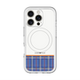 スリムプロテクションプレミアムケース with MagSafe［ CASEPLAY Tartan Check - Blue ］