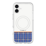 スリムプロテクションプレミアムケース with MagSafe［ CASEPLAY Tartan Check - Blue ］